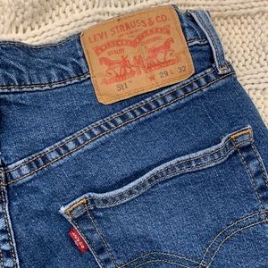 Levis 511 JEANS W 29 L 32 label
